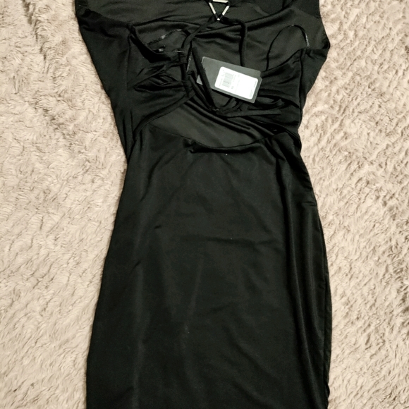 Guess Black Lesley Tie Dress - Picture 2 of 6